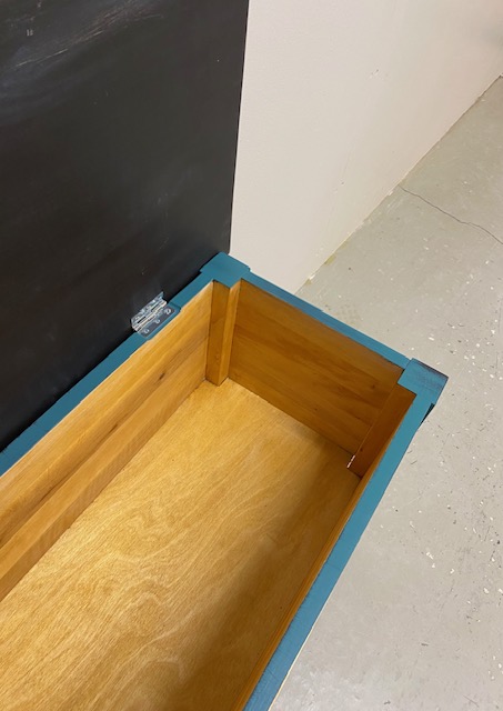 Penkkiarkku 80 cm sinivihreä