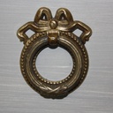 Kustavilainen vedin rusettitaustalevyllä