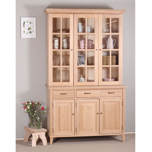 Vitriini, lev.125 cm, Ruutulasi