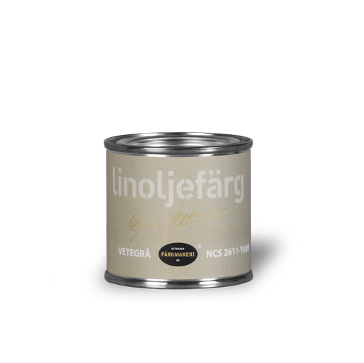 Vehnänharmaa pellavaöjymaali