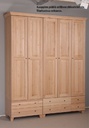 Korkea vaatekaappi, 190x52x232 cm