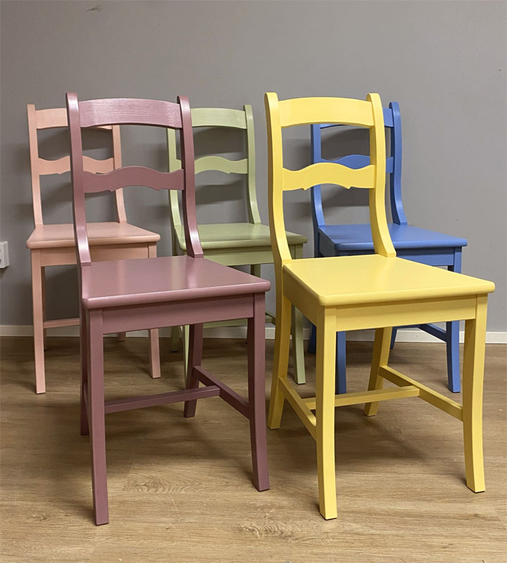 Talonpoikais-biedermeier -tuoli,  2-poikkipuuta