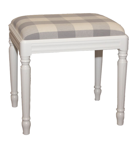 Taburetti, 50 cm, valkoinen