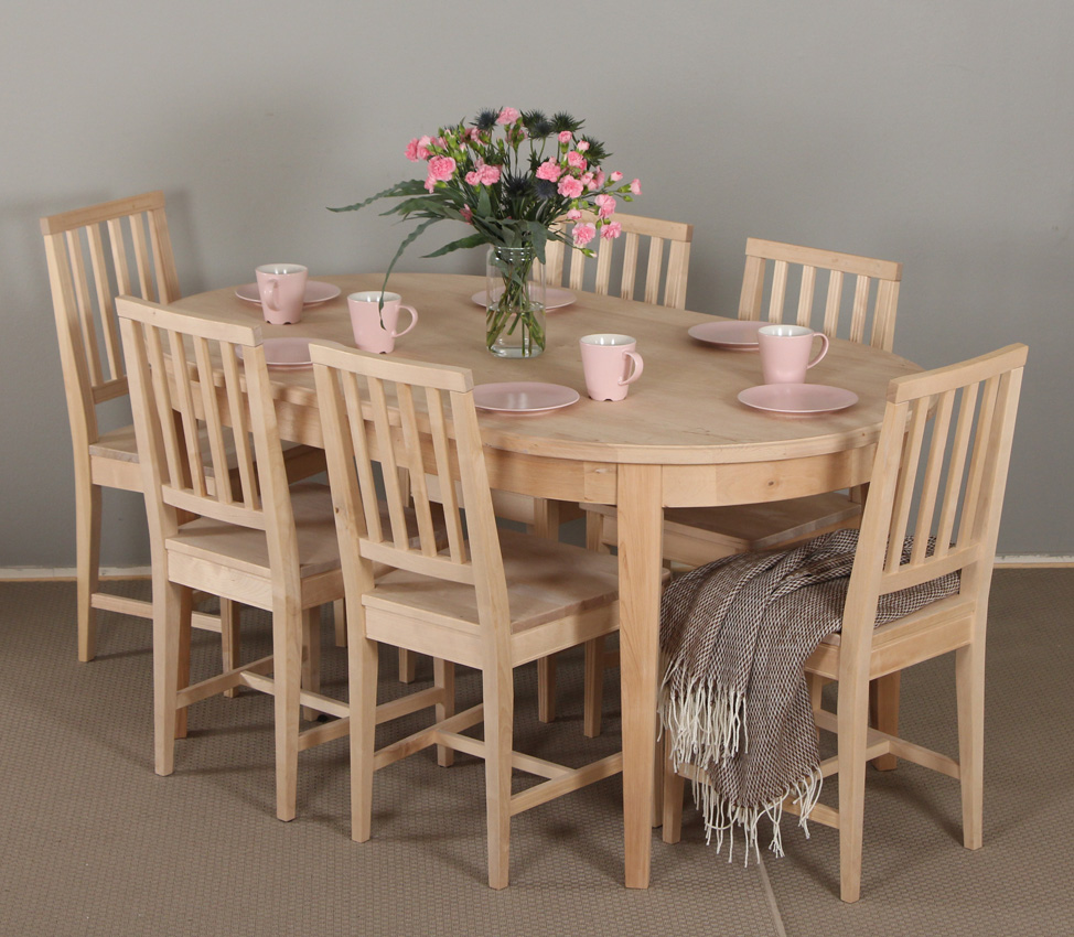 Ovaali ruokapöytä(160x95)