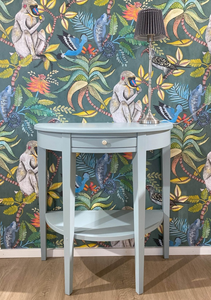 Puolipyöreä pöytä välitasolla (65 cm)