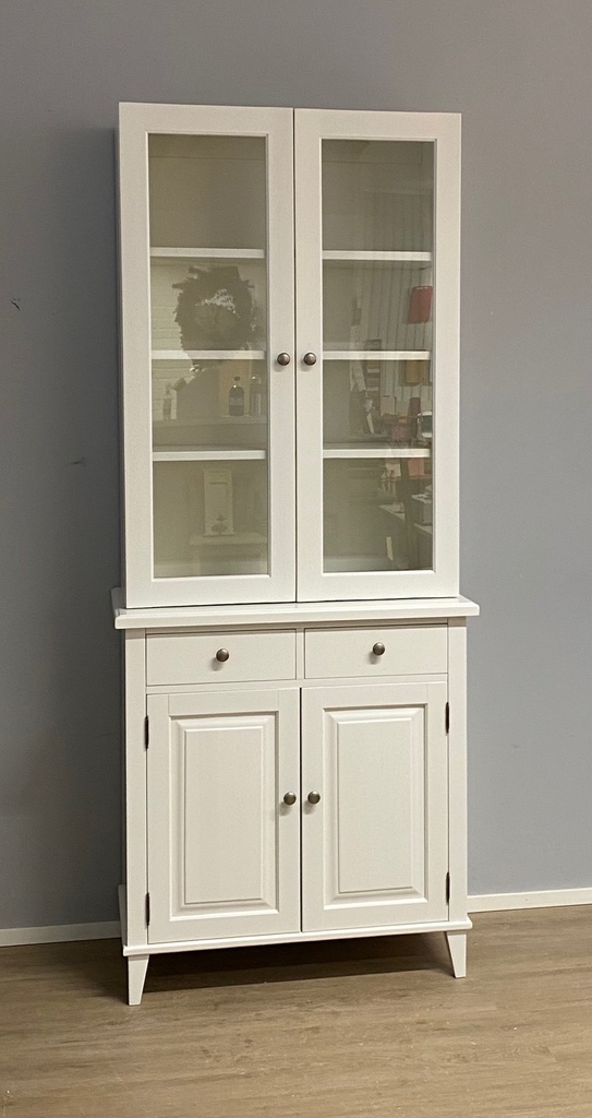 Vitriinikaappi, L.85 cm, sileä lasi