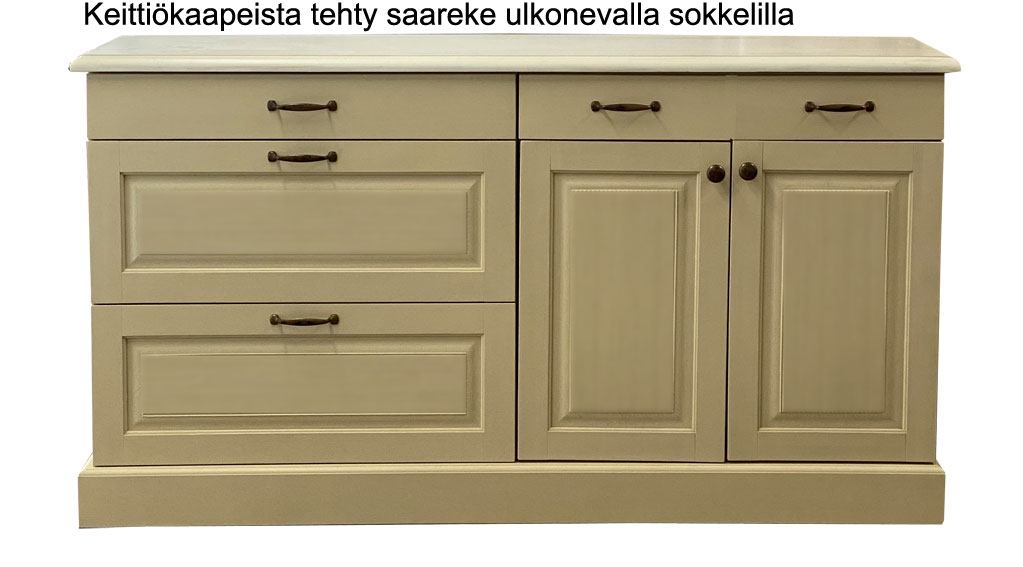 Keittiökaappi (2 ovea+ltk)