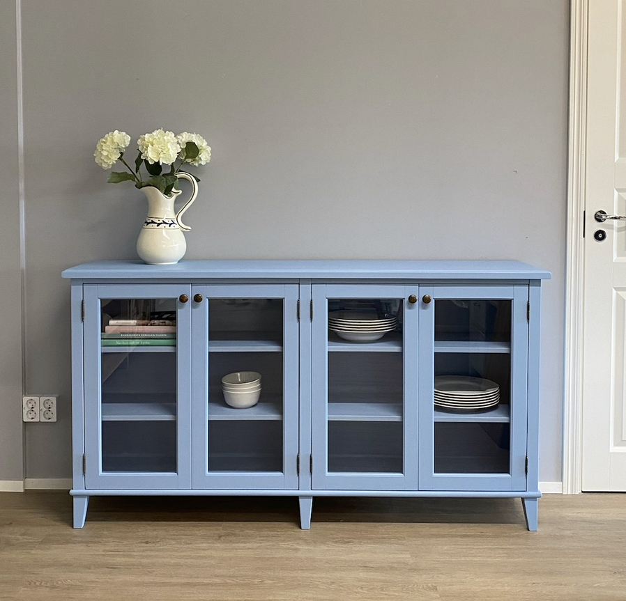 Kaappi (165x38x90) Lasiovi