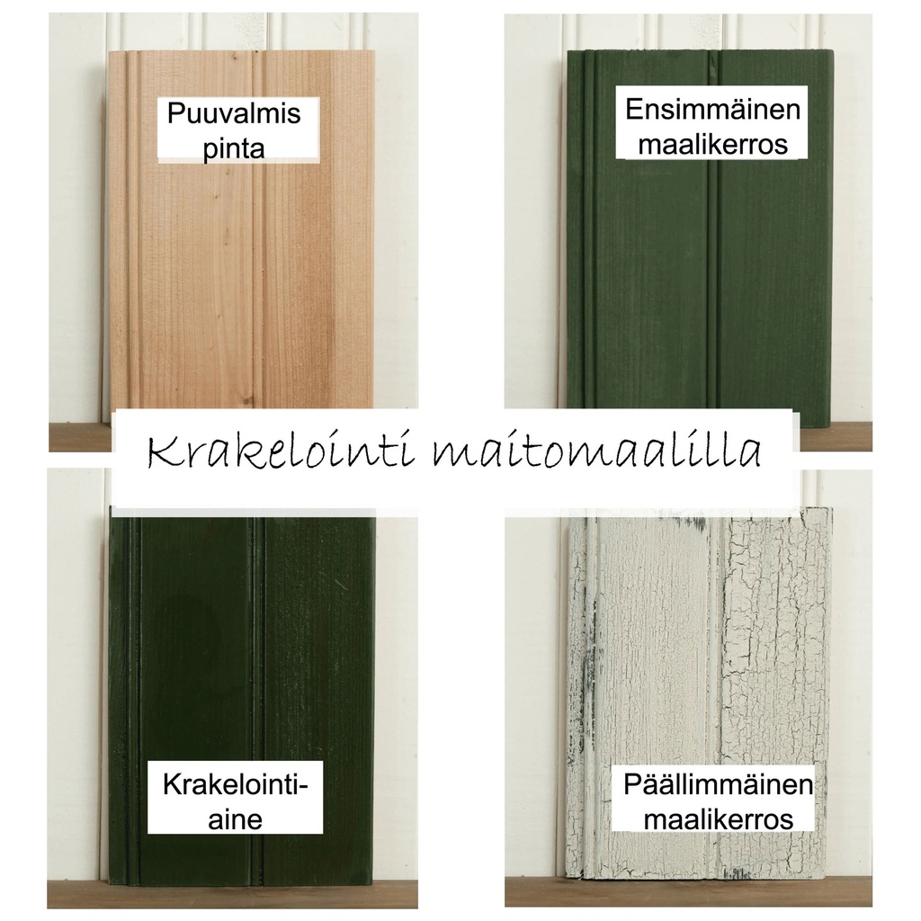 Krakelointiaine maitomaalille