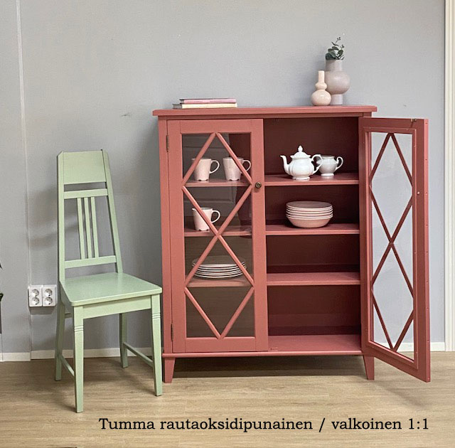 Tumma rautaoksidipunainen pellavaöljymaali
