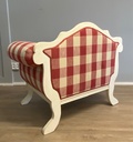 Nojatuoli Biedermeier Punaruutu
