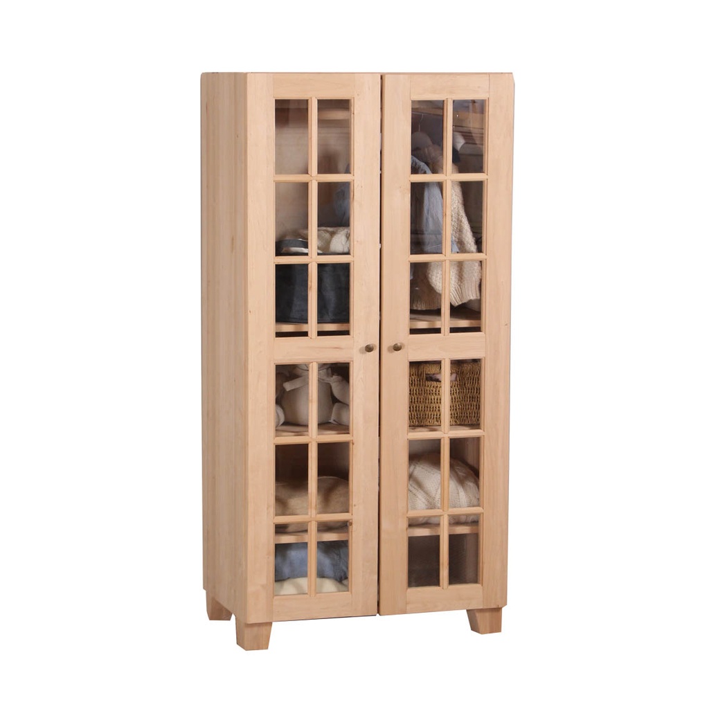 Matala lasiovivaatekaappi 2-ovi (158)