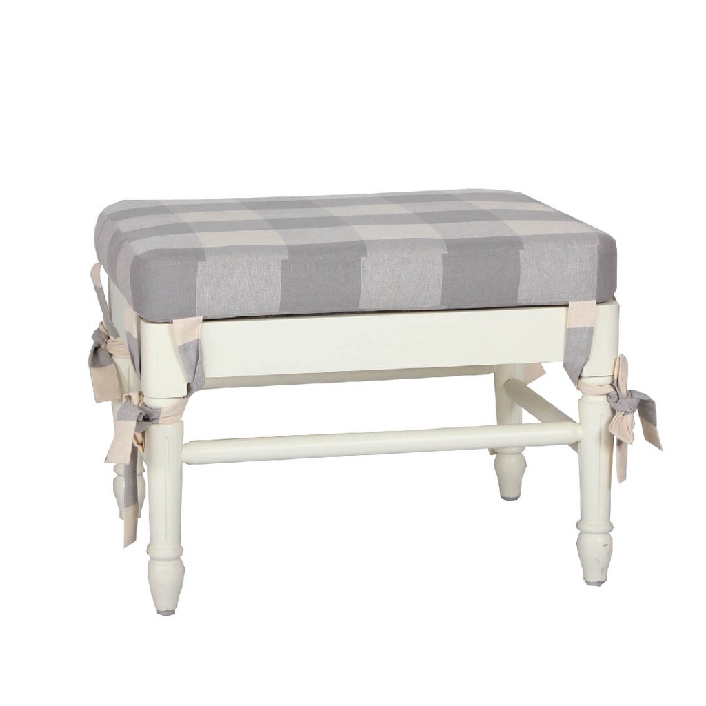 Gripsholm-taburetti  Valkoinen