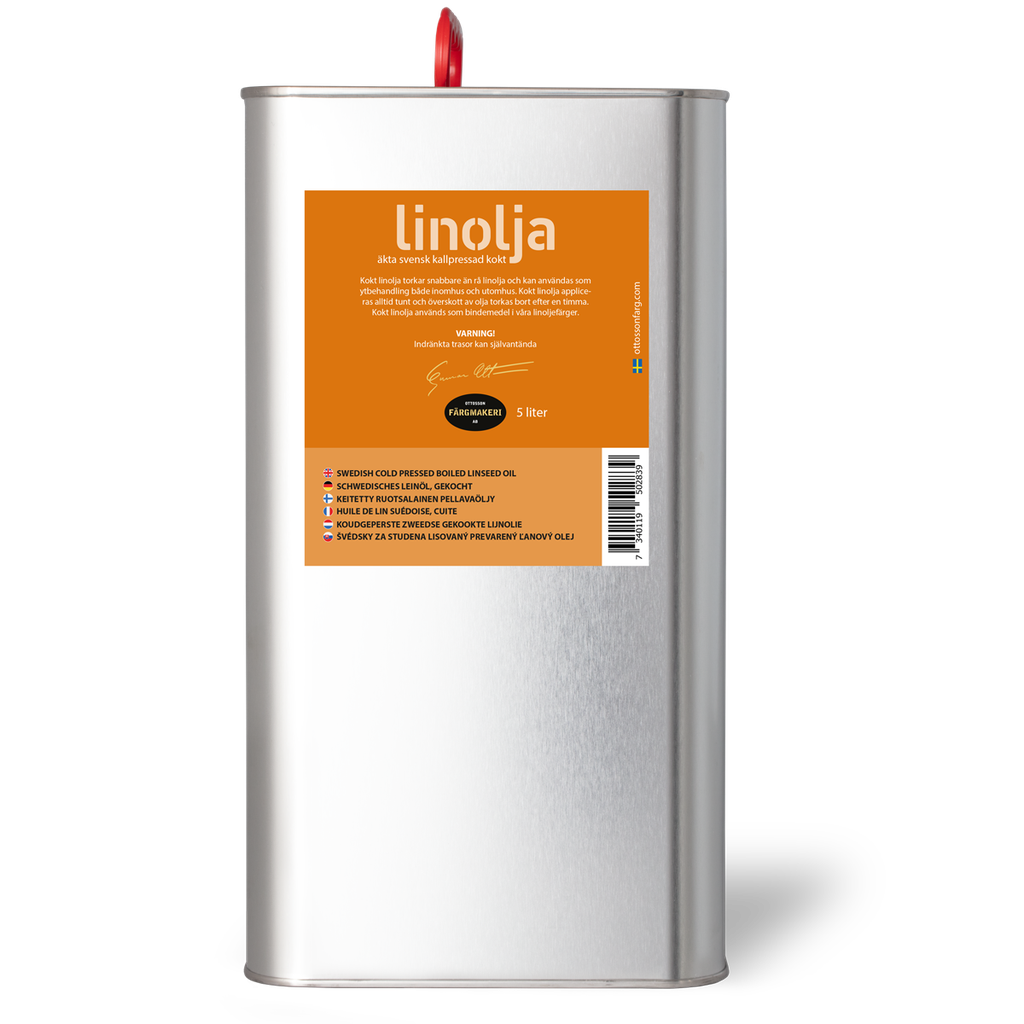 Keitetty pellavaöljy 5 l.