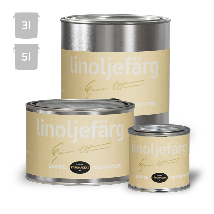 Vaaleankeltainen pellavaöljymaali