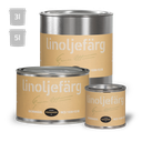 Okrankeltainen pellavaöljymaali