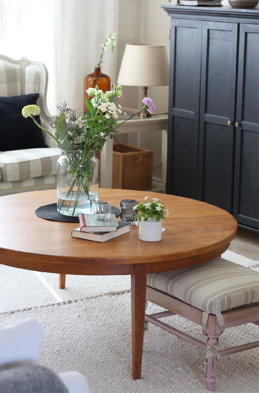 Pyöreä sohvapöytä, 120 cm