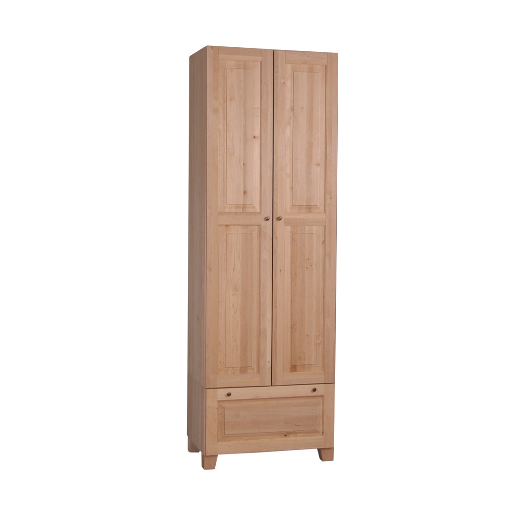 Korkea vaatekaappi, 75x52x232 cm, iso ltk