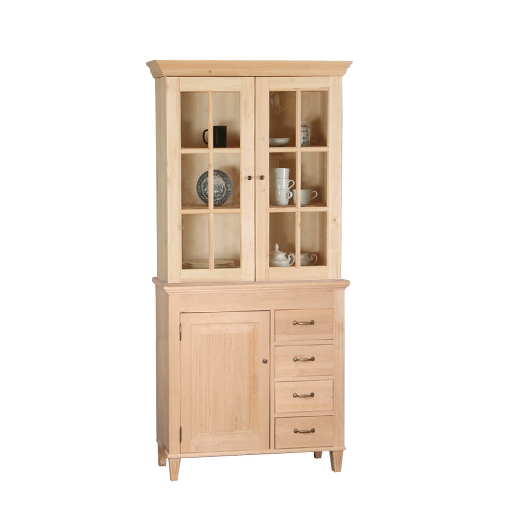 Vitriini, 85x51x185 cm, ruutu-lasi