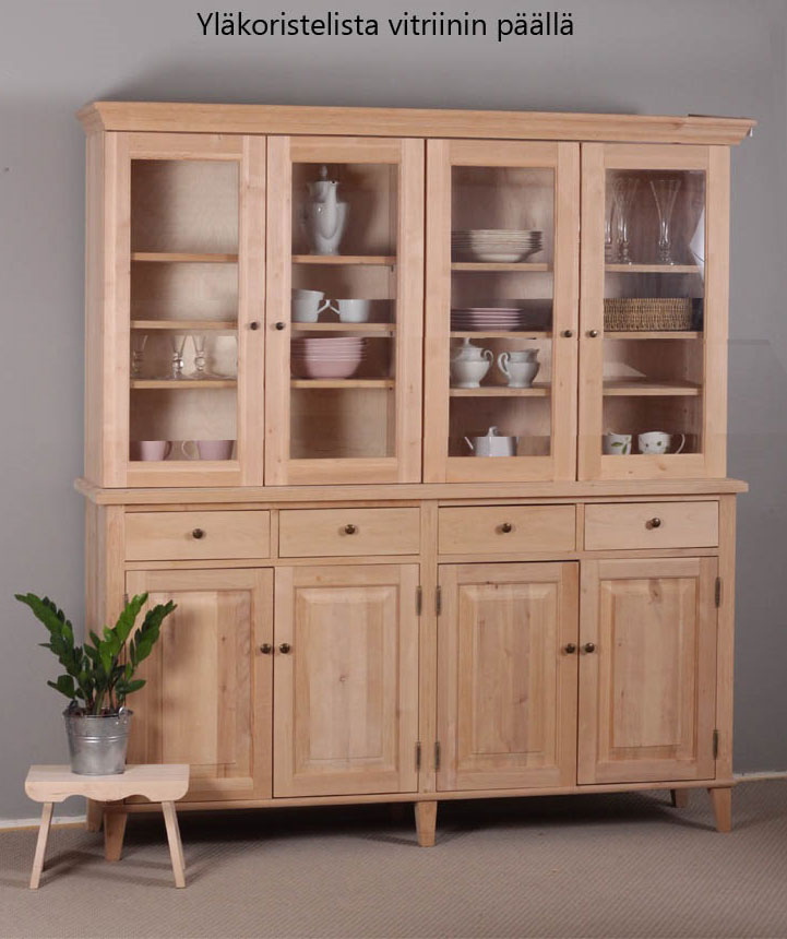 Vitriini, 165x42/52x182 cm, lasiovi