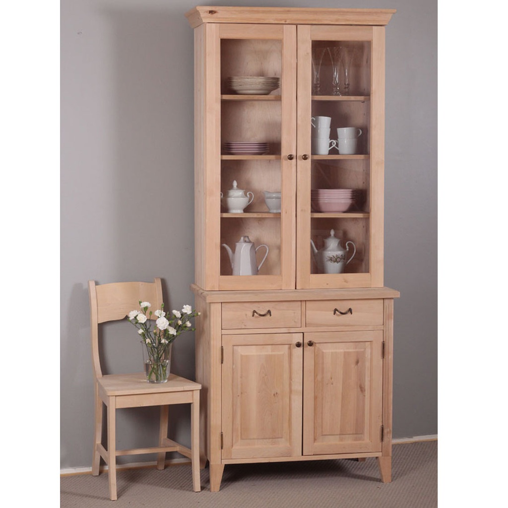 Vitriinikaappi, L.85 cm, sileä lasi