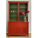 Punainen avohyllykkö 125 cm