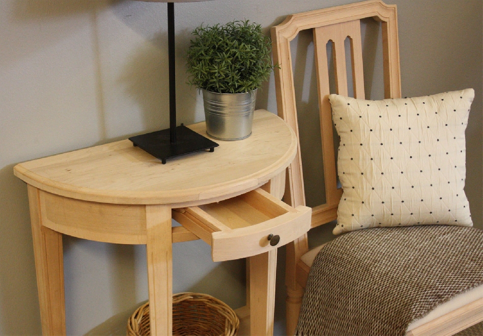 Puolipyöreä pöytä (55 cm)