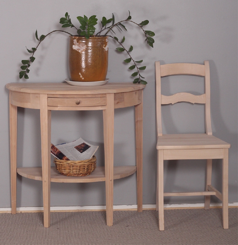 Puolipyöreä pöytä välitasolla (85 cm)