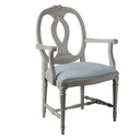 Medaljonki-tuoli käsinojilla