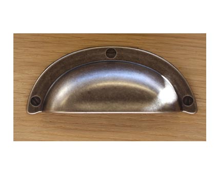 Kuppivedin, väri: antiikkihopea, 94 x 37 mm