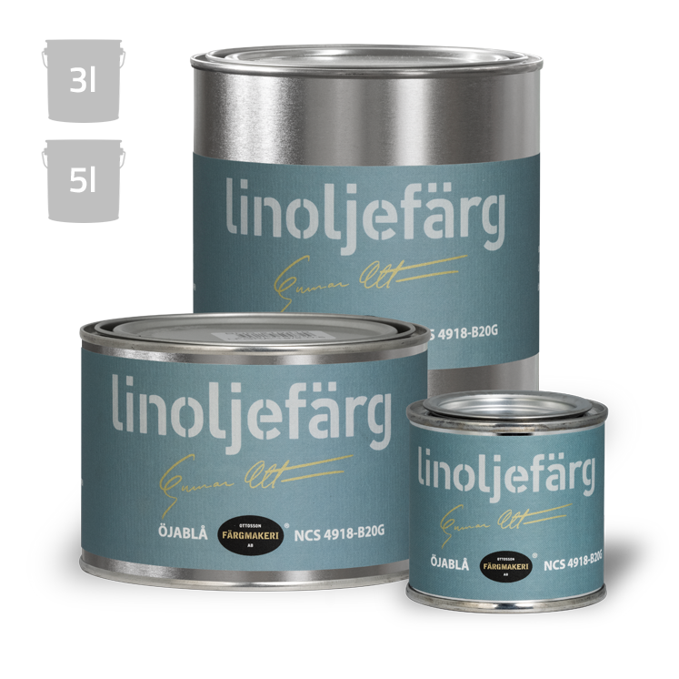 Öjansininen pellavaöljymaali