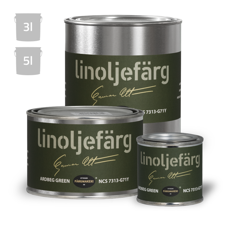 Ardbeginvihreä pellavaöljymaali