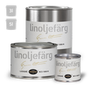 Vaaleanharmaa pellavaöljymaali