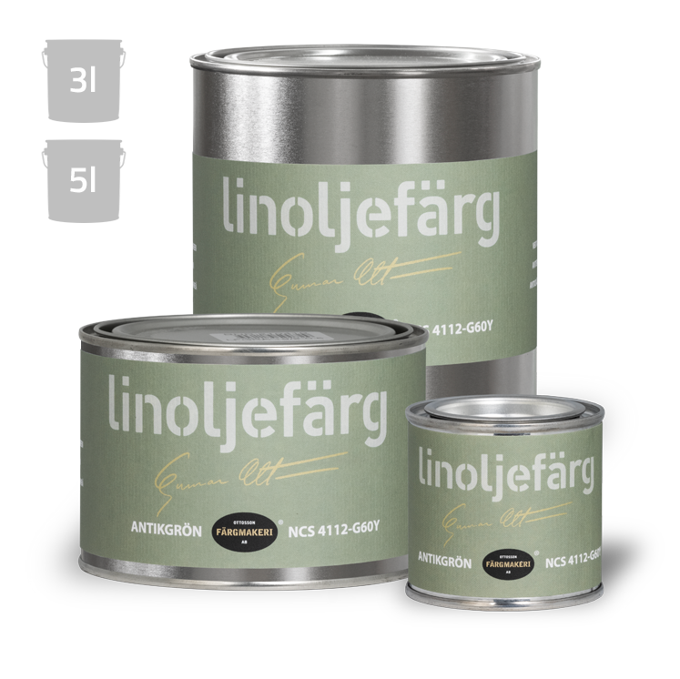 Antiikinvihreä pellavaöljymaali