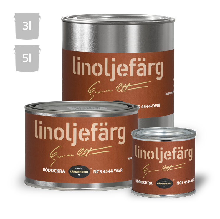 Aprikoosi punaokra pellavaöljymaali