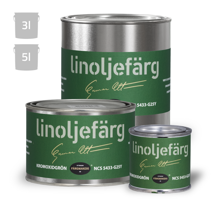 Kromioksidivihreä pellavaöljymaali