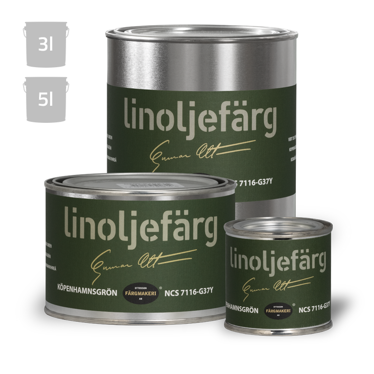 Kööpenhaminanvihreä pellavaöljymaali