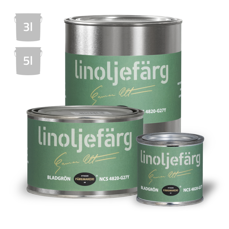 Lehtivihreä pellavaöljymaali