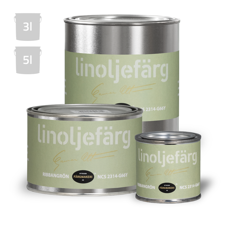 Ribbaninvihreä pellavaöljymaali