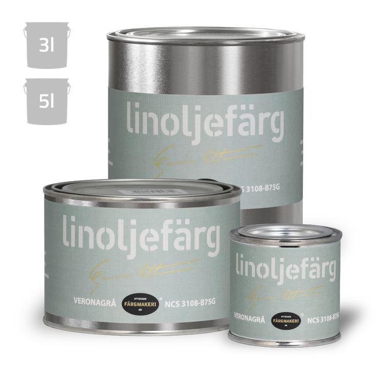 Veronanharmaa pellavaöljymaali