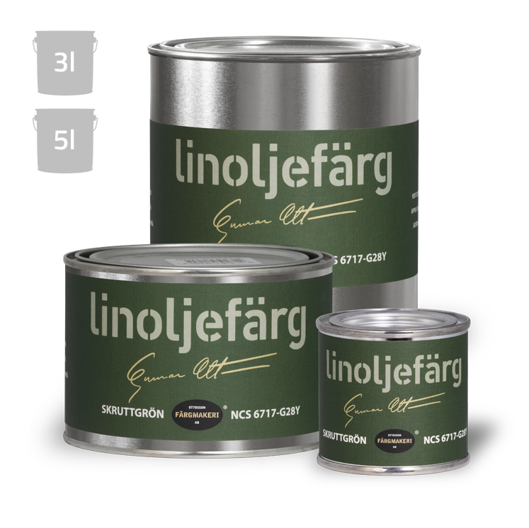 Sammaleenvihreä pellavaöljymaali