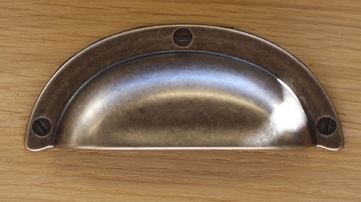 [869] Kuppivedin, väri: antiikkihopea, 94 x 37 mm