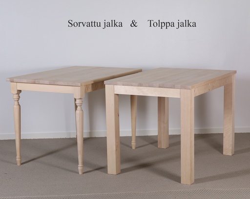120x80 cm ruokapöytä