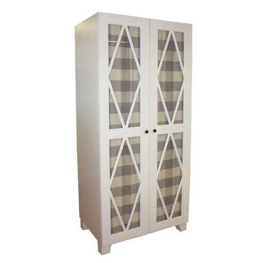 Matala lasiovivaatekaappi 2-ovi (158)