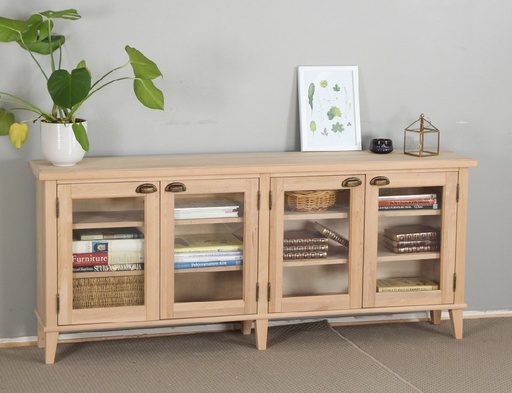 Lasiovinen matala kaappi (165x38x70)