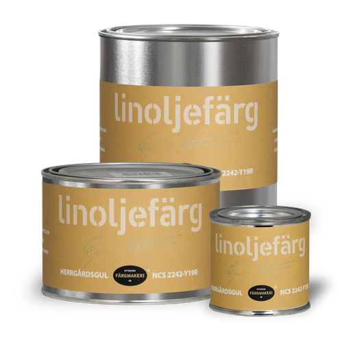 Kartanonkeltainen pellavaöljymaali