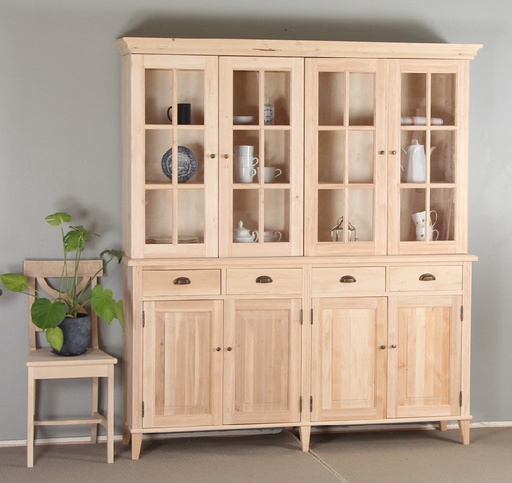 Vitriini, 165x42/52x182 cm, ruutulasi