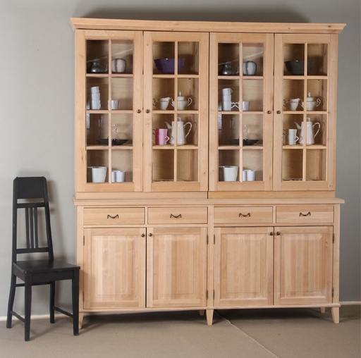 [3290] Vitriini, 195x42x218 cm, Ruutulasi