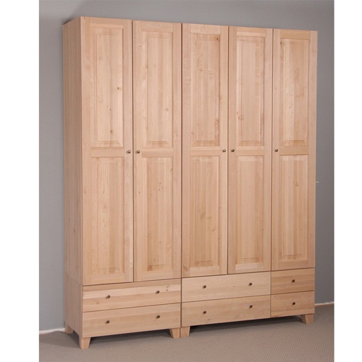 Korkea vaatekaappi, 190x52x232 cm