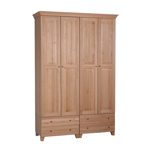 Korkea vaatekaappi, 150x52x232 cm